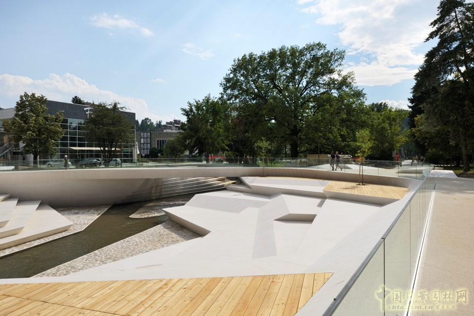 斯洛文尼亞韋萊涅Promenada城市中心廣場