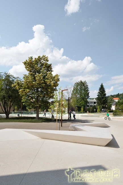 斯洛文尼亞韋萊涅Promenada城市中心廣場(chǎng)