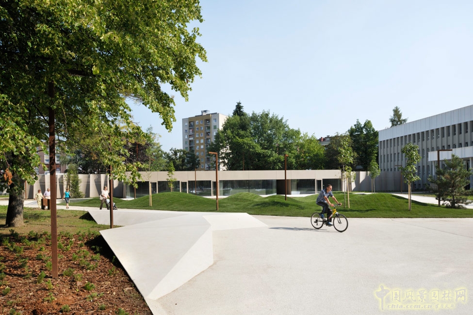 斯洛文尼亞韋萊涅Promenada城市中心廣場