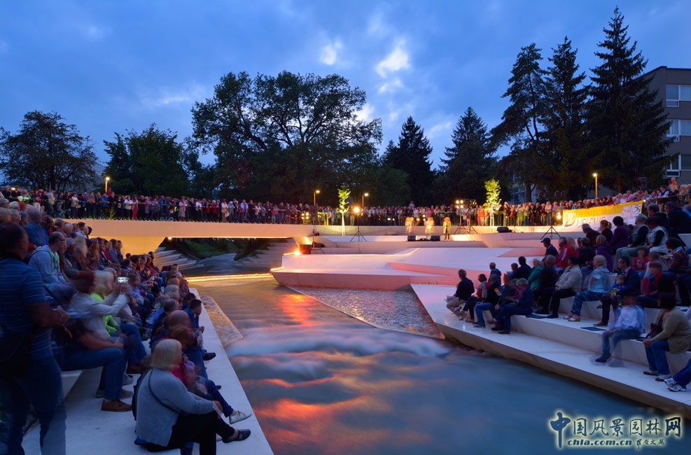 斯洛文尼亞韋萊涅Promenada城市中心廣場
