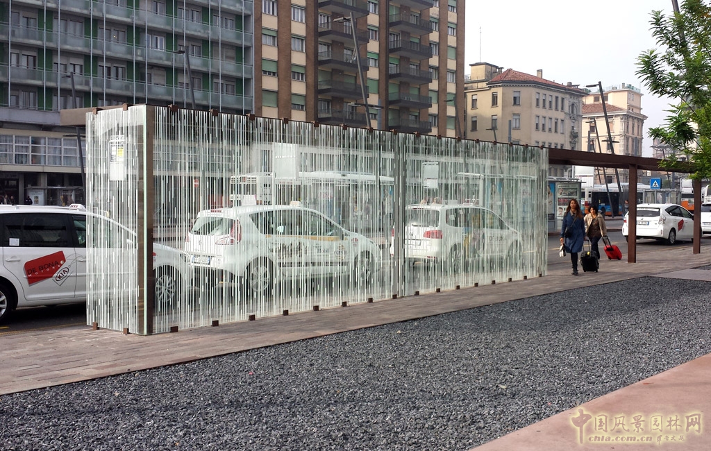 意大利帕多瓦火車站前廣場