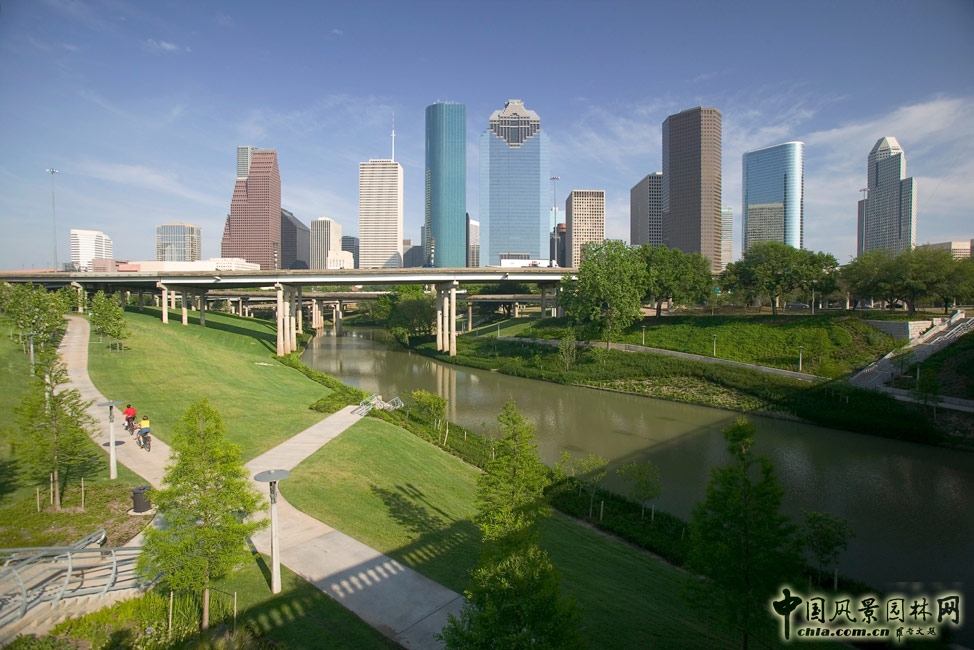 SWA作品:美國休斯敦市布法羅河濱漫步公園景觀設計