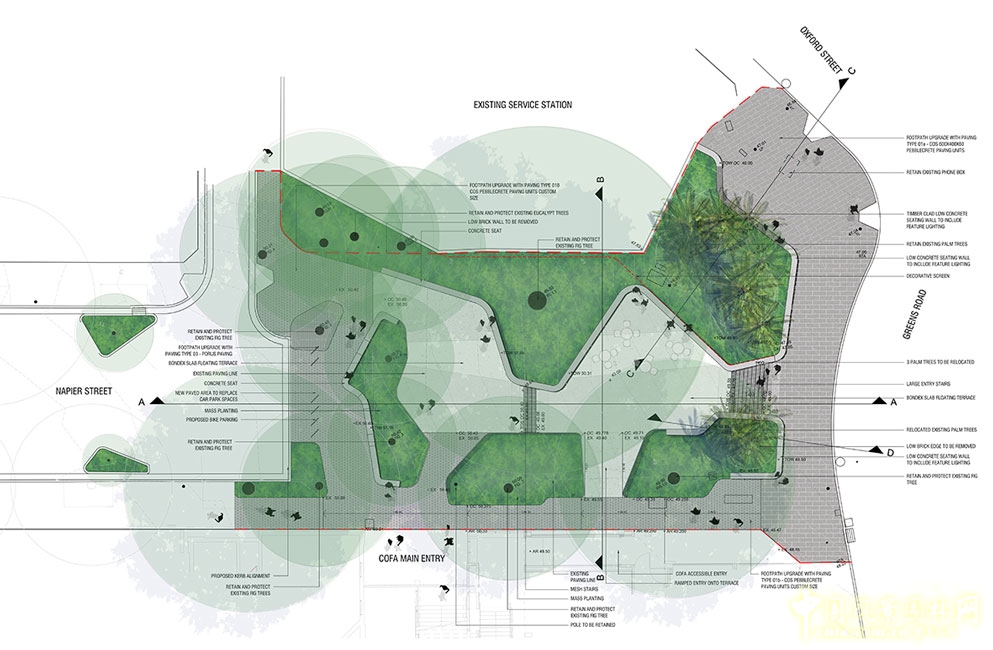 澳大利亞悉尼納皮爾大街公共空間景觀設(shè)計(jì)
