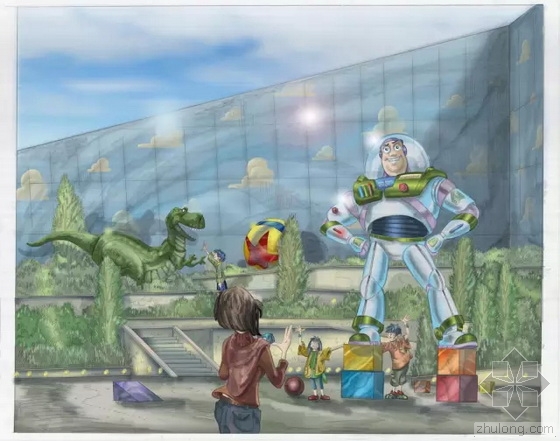 上海迪士尼樂園景觀方案效果圖