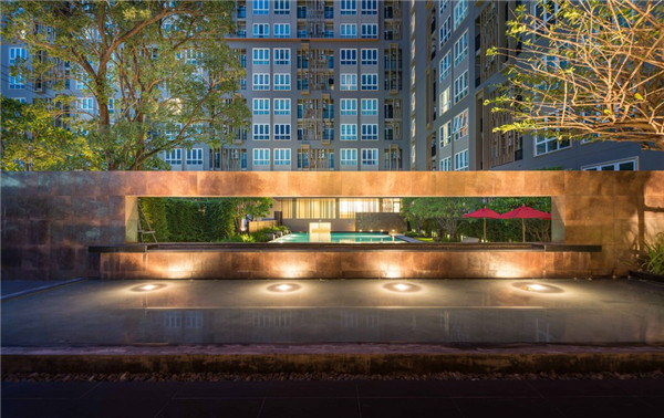 泰國曼谷高層公寓小區景觀設計