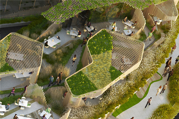 巴黎拉德芳斯區(qū)氧氣公園景觀設(shè)計(jì)