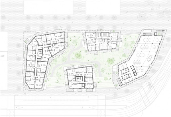 藤本壯介作品:植物密布縱橫相連的“木塔”