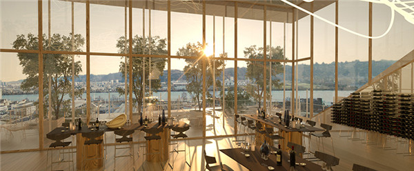 藤本壯介作品:植物密布縱橫相連的“木塔”