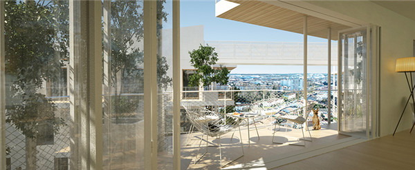 藤本壯介作品:植物密布縱橫相連的“木塔”