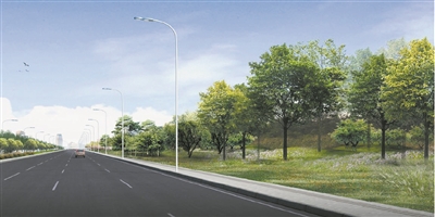 天津：官港森林公園重點提升出入口的綠化