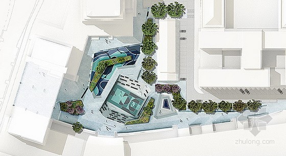 由雨水集成的水上廣場(chǎng)：荷蘭鹿特丹雨水廣場(chǎng)