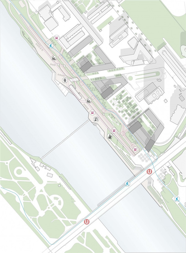 奧地利維也納濱河區(qū)規(guī)劃競賽方案