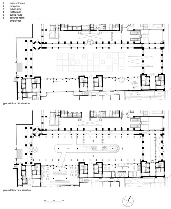 淡雅與明媚并置 ：荷蘭政府大樓改造設計