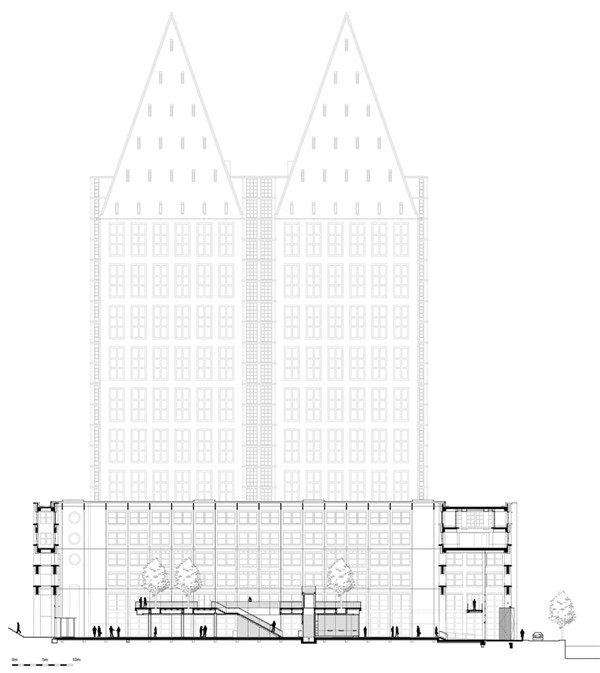 淡雅與明媚并置 ：荷蘭政府大樓改造設計
