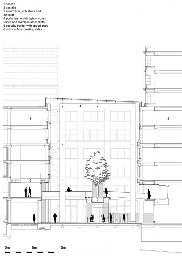 淡雅與明媚并置 ：荷蘭政府大樓改造設計