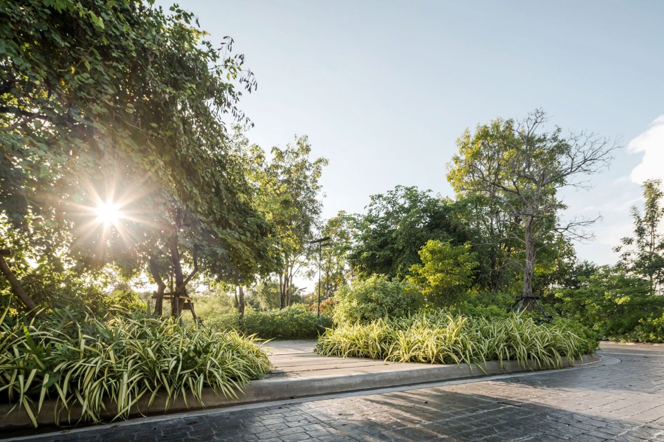 泰國:高速路旁的鄉土風格開放型城市公園