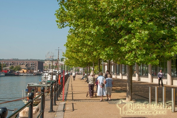 英國布里斯托爾港口公共領域景觀