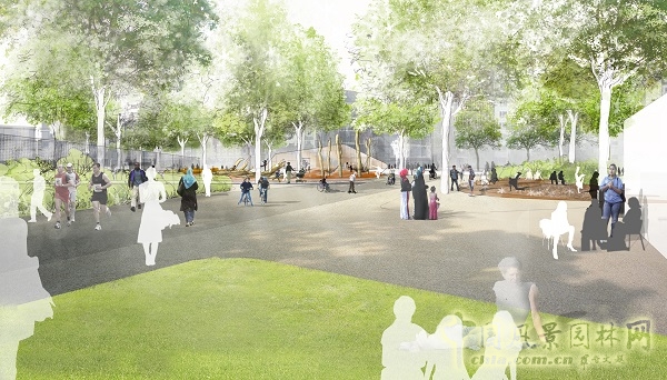 德國柏林小蒂爾加滕-奧托公園景觀改造