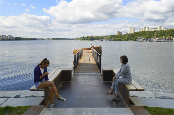 瑞典Hornsbergs Strandpark 濱海帶狀景觀
