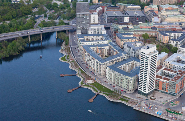 瑞典Hornsbergs Strandpark 濱海帶狀景觀