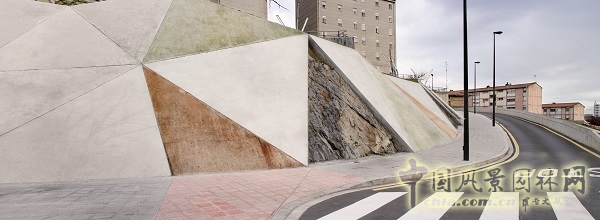 西班牙畢爾巴鄂市赫蘇斯·哈林丹茨斜坡