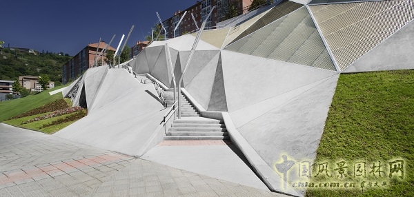 西班牙畢爾巴鄂市赫蘇斯·哈林丹茨斜坡