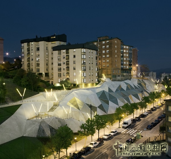 西班牙畢爾巴鄂市赫蘇斯·哈林丹茨斜坡