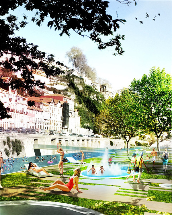 波爾圖濱水大平臺景觀設(shè)計