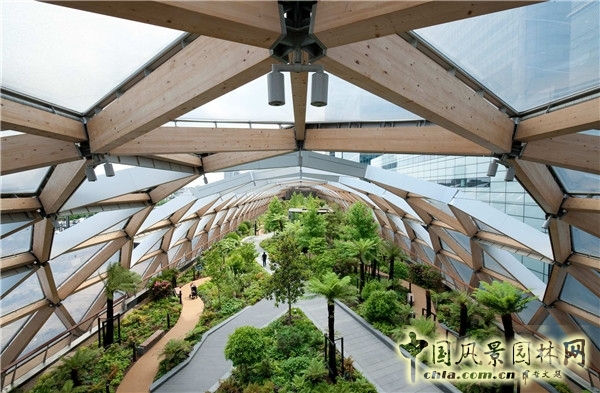 倫敦Crossrail車站屋頂花園景觀設(shè)計(jì)