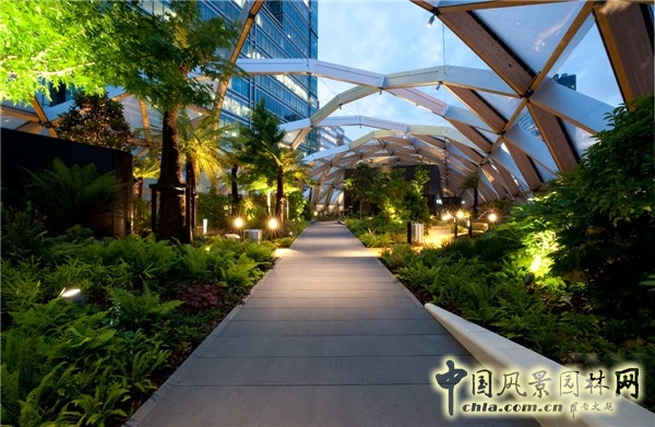 倫敦Crossrail車站屋頂花園景觀設計