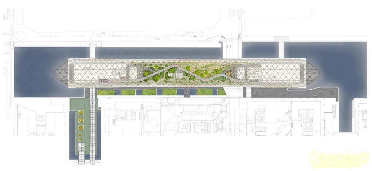 倫敦Crossrail車站屋頂花園景觀設計