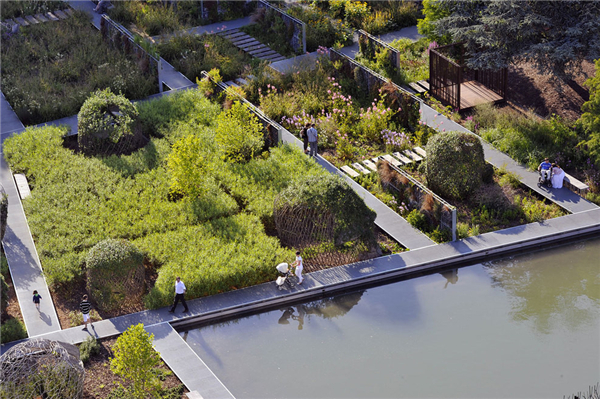 法國里昂巨人花園景觀設計(組圖)