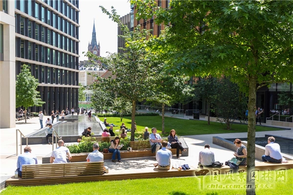 英國倫敦潘克拉斯廣場景觀設計