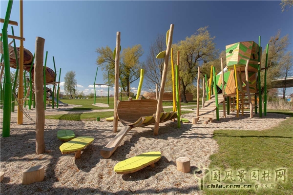 堤壩上的多瑙河公園(組圖)