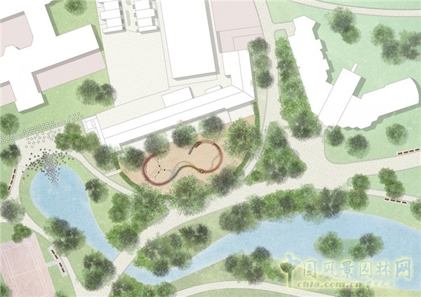 炫彩弧線，阿姆斯特丹游樂場設(shè)計