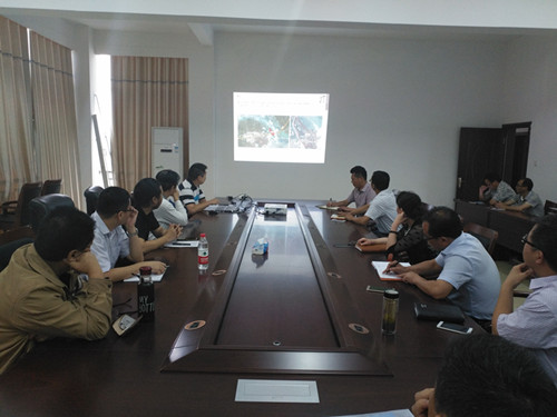 中南建筑設計院來女山湖鎮對接"招信古鎮"規劃設計