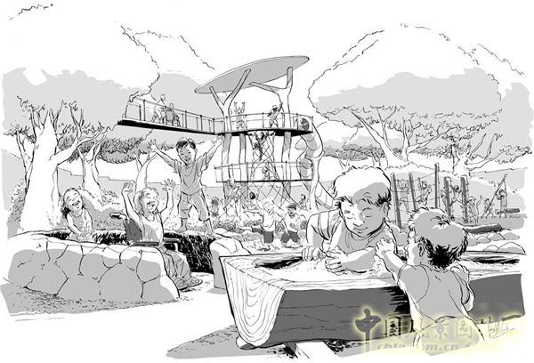 阿德萊德動物園中的自然游樂場