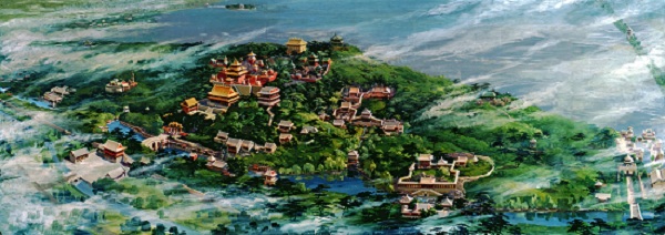 北京古建院金柏苓作品《清漪園后山圖》捐贈儀式