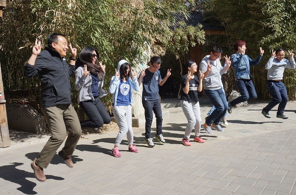 五四青年節北京古建院開展拓展訓練致敬青春