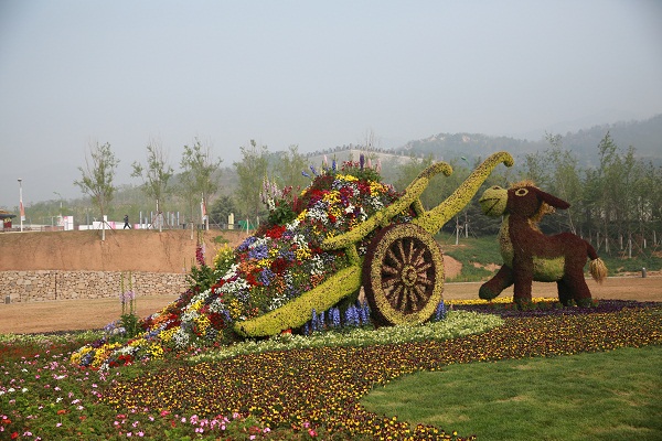 2014青島世園會(huì)立體花壇圖片賞析