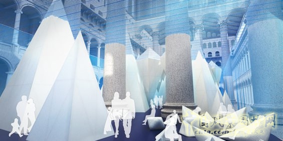 詹姆斯·科納:美國(guó)國(guó)家建筑博物館冰山景觀(guān)