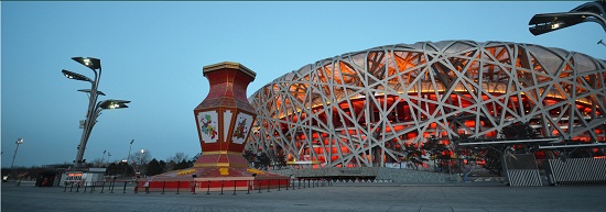 北京奧運中心區廣場節日布置