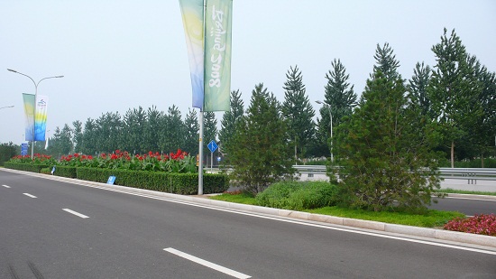 北京奧運中心區(qū)整體道路景觀系統(tǒng)規(guī)劃設計