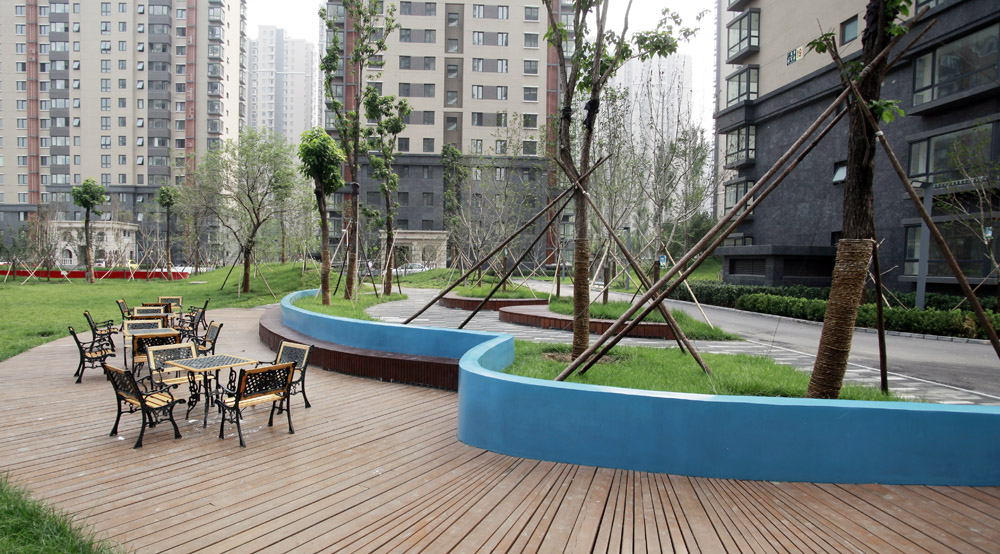 首城國際項目園林綠化景觀設計-A區和B區