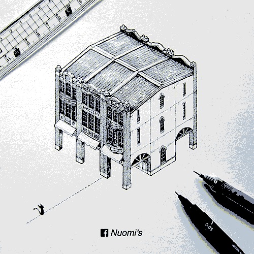 賞析：呆萌的臺灣建筑畫