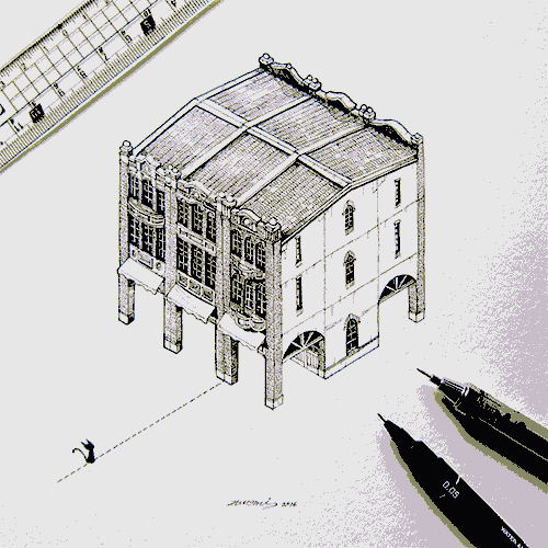 賞析：呆萌的臺灣建筑畫