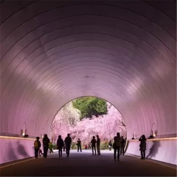 貝聿銘:日本滋賀縣秀美美術館景觀