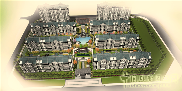 中天建中:河南開封新區·眾意馨園大型居住區景觀項目