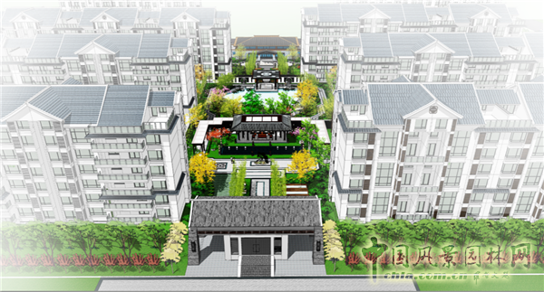 中天建中：河南開封新區·眾意馨園大型居住區景觀項目