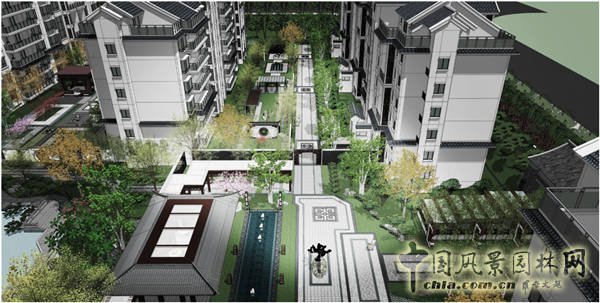 中天建中：河南開封新區·眾意馨園大型居住區景觀項目